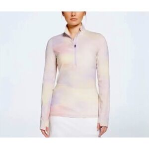 CALIA‎ Golf by Carrie Underwood Soft Clouds 1/2 Zip UV L/S Top XL Thumbhole
